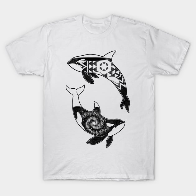 Killer whale T-Shirt by Sadhakaya